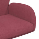 Svingbar skrivebordsstol 54 x 58 x 90 cm Vinrød Stof