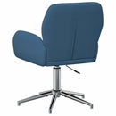 Svingbar skrivebordsstol Stof 54 x 58 x 90 cm Blå