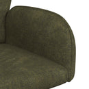 Svingende Spisestole 2 stk. Faux Suede Læder Army Grøn