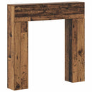 Pejseramme Gammelt træ 102 x 18 x 100,5 cm Konstrueret træ