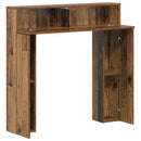 Pejseramme Gammelt træ 102 x 18 x 100,5 cm Konstrueret træ