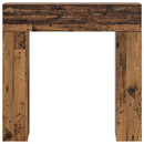 Pejseramme Gammelt træ 102 x 18 x 100,5 cm Konstrueret træ