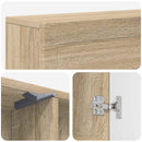 Pejseramme Sonoma-eg 102 x 18 x 100,5 cm Konstrueret træ