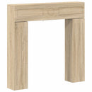 Pejseramme Sonoma-eg 102 x 18 x 100,5 cm Konstrueret træ