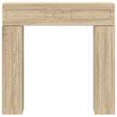 Pejseramme Sonoma-eg 102 x 18 x 100,5 cm Konstrueret træ