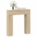 Pejseramme Sonoma-eg 102 x 18 x 100,5 cm Konstrueret træ