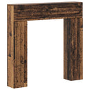 Pejseramme Gammelt træ 102 x 18 x 100,5 cm Konstrueret træ