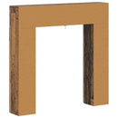 Pejseramme Gammelt træ 102 x 18 x 100,5 cm Konstrueret træ