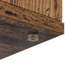 Pejseramme Gammelt træ 100 x 20 x 100 cm Konstrueret træ