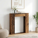 Pejseramme Gammelt træ 100 x 20 x 100 cm Konstrueret træ
