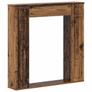 Pejseramme Gammelt træ 100 x 20 x 100 cm Konstrueret træ