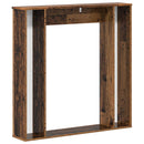 Pejseramme Gammelt træ 100 x 20 x 100 cm Konstrueret træ