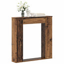 Pejseramme Gammelt træ 100 x 20 x 100 cm Konstrueret træ