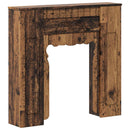 Pejseramme Gammelt træ 93 x 20 x 89 cm Konstrueret træ
