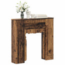 Pejseramme Gammelt træ 93 x 20 x 89 cm Konstrueret træ