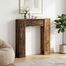 Pejseramme Gammelt træ 102 x 20 x 102 cm Konstrueret træ