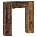 Pejseramme Gammelt træ 102 x 20 x 102 cm Konstrueret træ