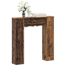 Pejseramme Gammelt træ 102 x 20 x 102 cm Konstrueret træ