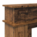 Pejseramme Gammelt træ 102 x 26 x 100 cm Konstrueret træ
