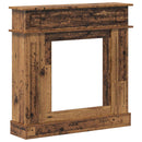 Pejseramme Gammelt træ 102 x 26 x 100 cm Konstrueret træ