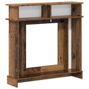 Pejseramme Gammelt træ 102 x 26 x 100 cm Konstrueret træ