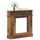 Pejseramme Gammelt træ 102 x 26 x 100 cm Konstrueret træ