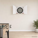 Dartboard Skab Hvid højglans 56 x 12 x 63 cm Konstrueret træ