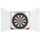 Dartboard Skab Hvid højglans 56 x 12 x 63 cm Konstrueret træ