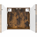 Dartboard Skab Røget eg 56 x 12 x 63 cm Konstrueret træ