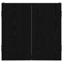 Dartboard Skab Sort eg 56 x 12 x 53,5 cm Konstrueret træ