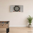 Dartboard Skab Betongrå 56 x 12 x 53,5 cm Konstrueret træ