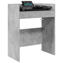 DJ Bord Betongrå 102 x 45 x 102 cm Konstrueret træ