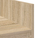 DJ Bord Sonoma-eg 82 x 45 x 102 cm Konstrueret træ