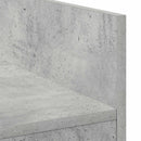 DJ Bord Betongrå 82 x 45 x 102 cm Konstrueret træ