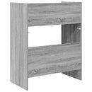 DJ Bord Grå Sonoma 82 x 45 x 102 cm Konstrueret træ