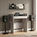 DJ Bord Betongrå 62 x 45 x 102 cm Konstrueret træ