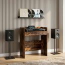 DJ Bord Røget eg 62 x 45 x 102 cm Konstrueret træ