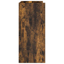DJ Bord Røget eg 62 x 45 x 102 cm Konstrueret træ