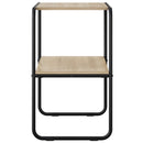 Konsolbord Sonoma-eg 60 x 42,5 x 70 cm Konstrueret træ