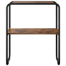 Konsolbord Røget eg 60 x 42,5 x 70 cm Konstrueret træ