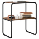 Konsolbord Røget eg 60 x 42,5 x 70 cm Konstrueret træ
