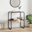 Konsolbord Røget eg 100 x 42,5 x 70 cm Konstrueret træ
