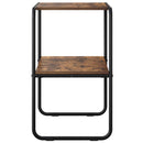 Konsolbord Røget eg 100 x 42,5 x 70 cm Konstrueret træ