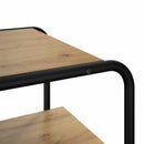 Konsolbord Artisan-eg 80 x 41 x 75 cm Konstrueret træ