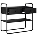 Konsolbord Sort eg 100 x 40 x 75 cm Konstrueret træ