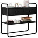 Konsolbord Sort eg 100 x 40 x 75 cm Konstrueret træ