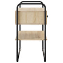 Konsolbord Sonoma-eg 100 x 40 x 75 cm Konstrueret træ