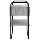 Konsolbord Grå Sonoma 100 x 40 x 75 cm Konstrueret træ