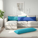 Pude med pude HEERLEN Turkis 40 x 145 cm Polyester
