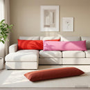 Pude med pude HEERLEN Lyserød 40 x 145 cm Polyester